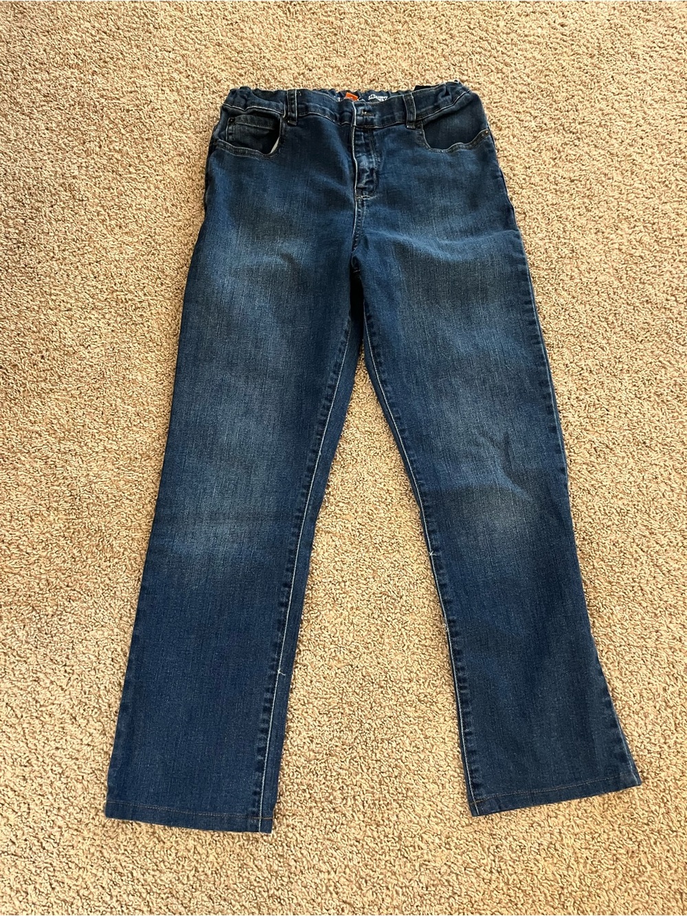 kids  Dark Blue Classic Straight Jeans